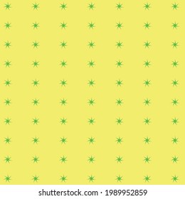 patrón decorativo de color verde sobre fondo amarillo, vector