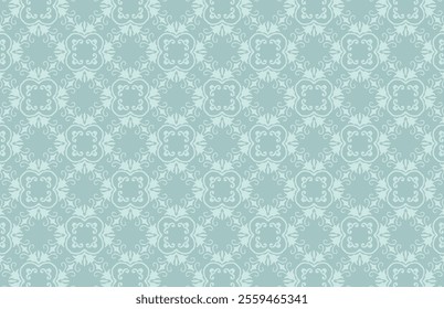 Green color fabric design pattern