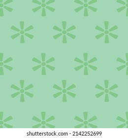 green color floral patterns on green background, vector