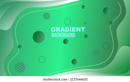 green color frame for background for nature banner design.