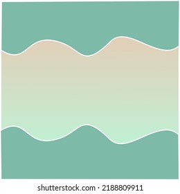 green color frame vector.used for photo background