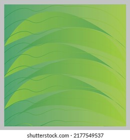 Green color gradient abstract creative background design with editable eps