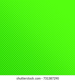 Green color halftone halftone dot pattern background - vector graphic design from circles in varying sizes
