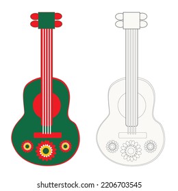 Green color International Jazz Jazzier Violin Clipart.