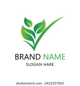 Green color isolated on White Background Logo Design Template.