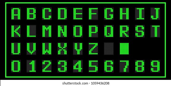 1,813 Dot matrix font Images, Stock Photos & Vectors | Shutterstock