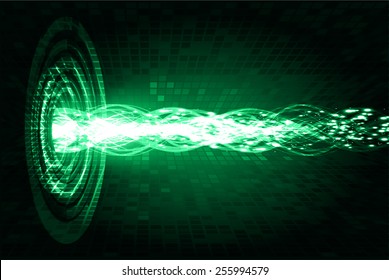 green color Light Abstract Technology background for computer graphic website internet. Mosaic. table