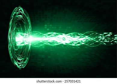 green color Light Abstract Technology background for computer graphic website internet and business. 