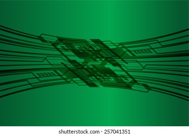 green color Light Abstract Technology background for computer graphic website internet and business. circuit. label. card