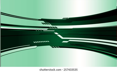green color Light Abstract Technology background for computer graphic website internet and business. circuit. silver background. label. card