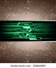 green color Light Abstract Technology background for computer graphic website internet and business. 
