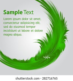 green color Light Abstract Technology background for computer graphic website internet and business. text box. Brochure. card. wave. silver white background