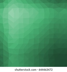 green color modern polygonal background. low poly consist of triangle. vector illustration