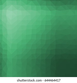green color modern polygonal background. low poly consist of triangle. vector illustration