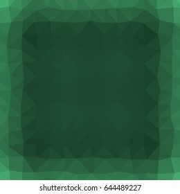 green color modern polygonal background. low poly consist of triangle. vector illustration