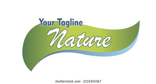 
logotipo vectorial de color verde