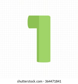 green color number one