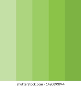 Green color palette vector illustration