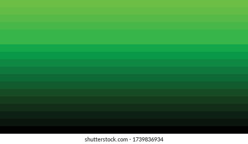 Green color palette vector illustration