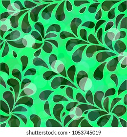Green color pattern design background wallpaper illustration