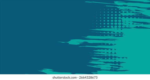 green color pattern gradient grunge texture background. Dots pop art comics sport style  modern vector