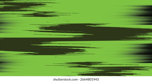 Fondo de textura grunge degradado de patrón de color verde. Punto pop art comics estilo deportivo Ilustración vectorial fondo Abstractas verde oscuro con concepto corporativo moderno	
