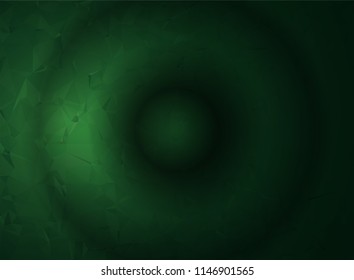 green color polygon abstract background, vector eps 10.