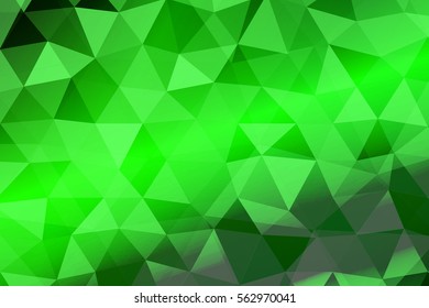 green color polygonal background. vector illustration. for business, design, wallpaper, cover, print