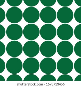 green color round patterns on a white background vector