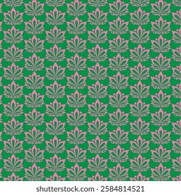  green color seamless pattern on background