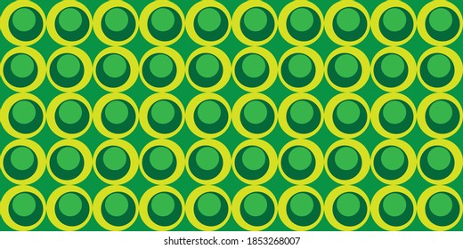 Green color seamless pattern vector