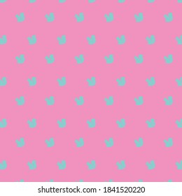 green color squirrel pattern on pink background vector