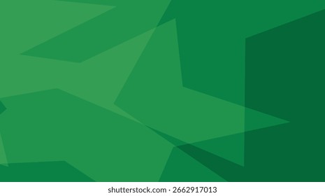 Diseño de fondo de estrella de color verde 