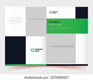 green color template layout design for company profile, book, book cover, post design, annual report, brochures, magazine, flyers, school admission design, presentations, leaflet