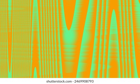 Fondo ondulado de efecto de onda de color verde. Diseño Abstractas geométrico creativo del patrón de la ilustración del fondo del gradiente para el fondo borroso Abstractas, para el Web y las aplicaciones móviles, infografía del negocio.