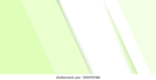 Green color and White background vector overlap layer on Bright color space for background design