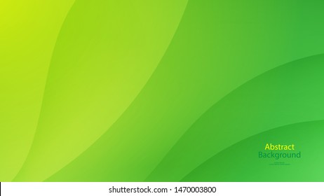 Green color and Yellow color background abstract art vector 
