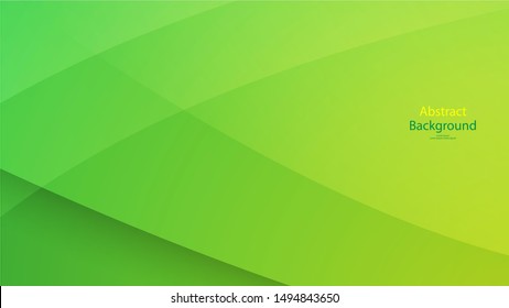 Green color and Yellow color background abstract art vector 