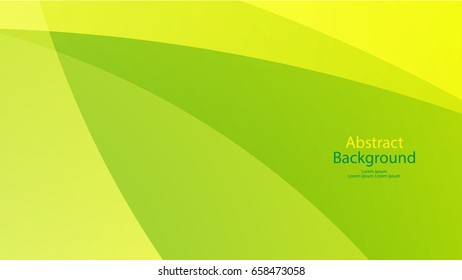 Green color and Yellow color background abstract art vector