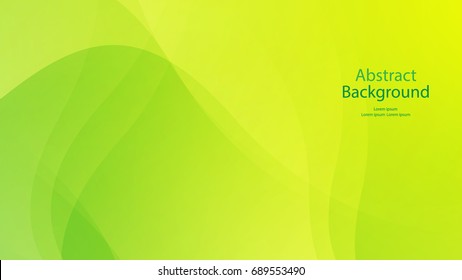 Green color and Yellow color background abstract art vector