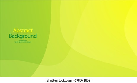 Green color and Yellow color background abstract art vector 