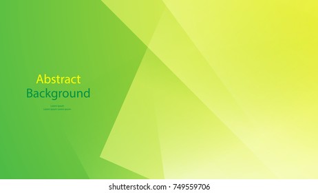 Green color and Yellow color background abstract art vector