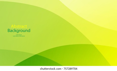 Green color and Yellow color background abstract art vector