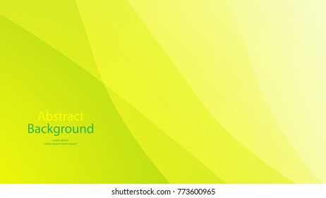 Green color and Yellow color background abstract art vector 
