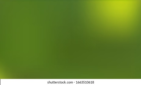 Green colored abstract gradient mesh Background. Recent trendy fantasy.  Minimal texture. Crisp banner template. Magic style blur. Easy to edit crisp color vector illustration.