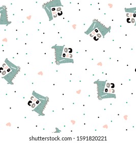 
GREEN COLORED Crocodile Pattern. PATTERNS FOR CHILDREN