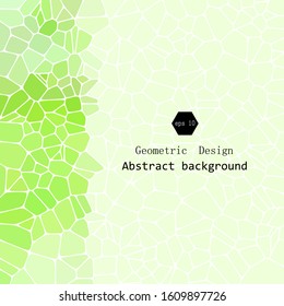 green colored pebbles. colorful background. Vector graphics