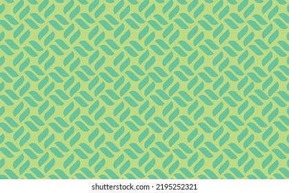 Green colored rhombus webbing pattern background. Background for wallpaper, textile, cover, fabric, and backdrop.