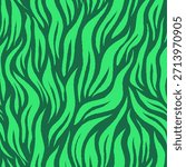 green colored seaweed seamless pattern for fabric print, wallpaper, wrapping paper.
