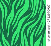green colored seaweed seamless pattern for fabric print, wallpaper, wrapping paper.